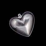 Сердце пластиковое из 2-х частей арт.СРД6 d60мм