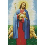 Канва с рисунком НОВА СЛОБОДА арт.МАХ.020 А3 Добрый Пастырь