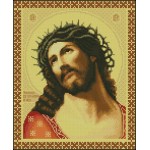 Канва с рисунком НОВА СЛОБОДА арт.МАХ.А-4001 А4 Христос в терновом венце