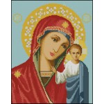 Канва с рисунком НОВА СЛОБОДА арт.МАХ.А-4002 А4 Богородица казанская