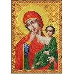 Канва с рисунком НОВА СЛОБОДА арт.МАХ.А-4015 А4 Богородица Отрада и Утешение