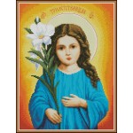 Канва с рисунком НОВА СЛОБОДА арт.МАХ.А-4024 А4 Богородица Трилетствующая