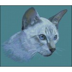 Канва с рисунком НОВА СЛОБОДА арт.ММ2052 Египетская кошка DMC 28х33см