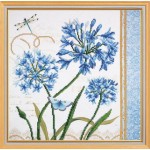 Набор для вышивания арт.Овен - РТ-1 Голубые цветы