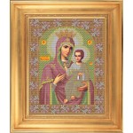Набор для вышивания бисером GALLA COLLECTION арт.И015 Икона Божией Матери ИВЕРСКАЯ 28 x 35 см