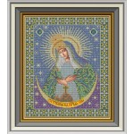Набор для вышивания бисером GALLA COLLECTION арт.И019 Икона Божией Матери ОСТРОБРАМСКАЯ 27 x 32 см