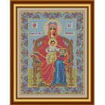 Набор для вышивания бисером GALLA COLLECTION арт.И031 Икона Божией Матери ДЕРЖАВНАЯ 28 x 36 см