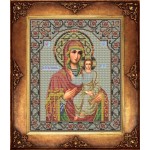 Набор для вышивания бисером GALLA COLLECTION арт.И036 Икона Божей Матери Святой СМОЛЕНСКАЯ 27 х 33 см
