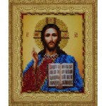 Набор для вышивания бисером КАРТИНЫ БИСЕРОМ арт.Р-110 Христос Спаситель