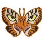Нашивка Бабочка-тигр арт.0720