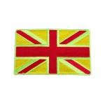 Нашивка Британский флаг арт.0617 цв. зеленый