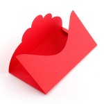 Основа арт. ЛО-ОК2005 для подарочного конверта Комплект №2 цв.красный матовый уп.3шт
