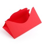Основа арт. ЛО-ОК3005 для подарочного конверта Комплект №3 цв.красный матовый уп.3шт