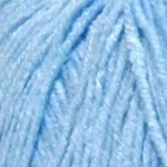 Пряжа для вязания ПЕХ Детская (70%акр+25%виск+5%акр.об) 10х50гр350м цв. 05 голубой, фас.0,5кг