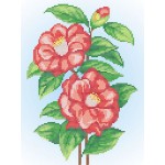 Рисунок на ткани АНГЕЛIКА арт. А541 Китайская роза 21х28