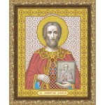 Рисунок на ткани арт. VIA4022 С.В.князь ДмитрийДонской 20,5х25 см