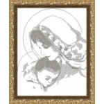 Рисунок на ткани арт. VKA3004-В Дева Мария с младенцем 29х38 см