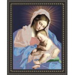Рисунок на ткани арт. VKA3007 Мадонна с младенцем 29х38 см
