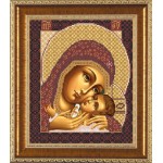 Рисунок на ткани бисер НОВА СЛОБОДА арт.МАХ.БИС-А3-1210 Богородица Корсунская 26x31 см