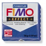 FIMO Effect Glitter Blue полимерная глина, запекаемая в печке, уп. 56 гр. цвет: синий с блестками 8020-302