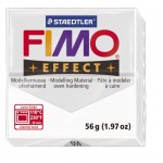 FIMO Effect Transparent White полимерная глина, запекаемая в печке, уп. 56 гр. цвет: прозрачный 8020-014