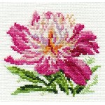 Набор для вышивания арт.Алиса - 0-119 Розовый пион 10х11см