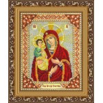 Набор для вышивания бисером Паутинка арт.Б1016 Богородица Троеручица 28х22 см