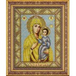 Набор для вышивания бисером Паутинка арт.Б1027 Богородица Избавительница 28х22 см