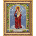 Набор для вышивания бисером Паутинка арт.Б1029 Богородица Благодатное небо 28х22 см