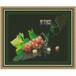 Набор для вышивания Юнона арт.0124 Виноград и вино 41,5х33см