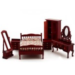 Набор мебели для спальни арт.AM0102037 цв. махагон