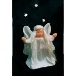 WIT.A20200 Набор для изготовления вальдорфской куклы DE WITTE ENGEL Ангел передающий весть h=12см